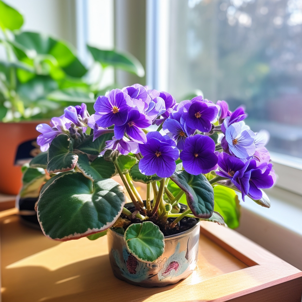 African violet leaves turning yellow : A innovative solution