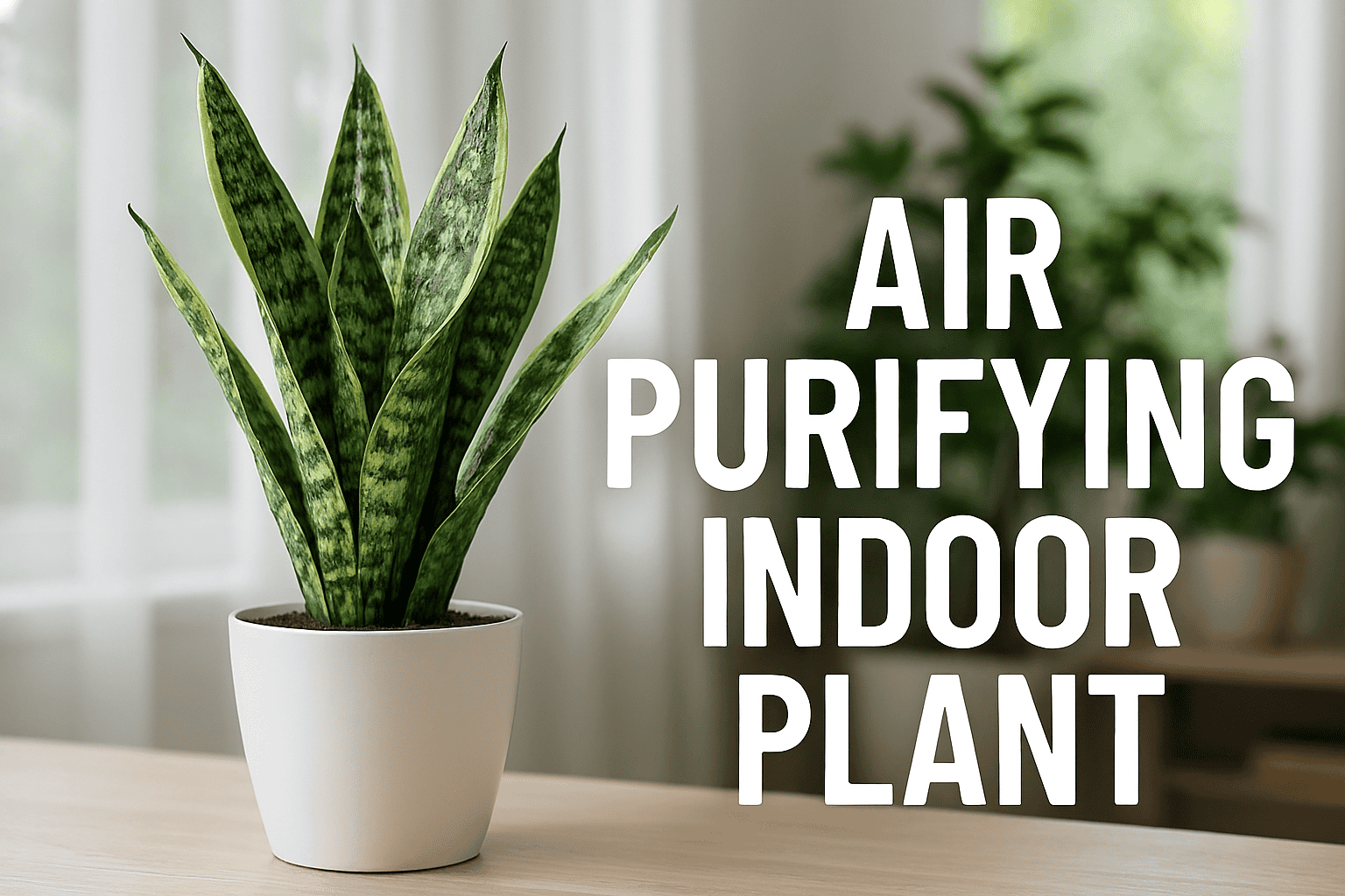 Air Purifying Indoor Plants to Improve Home Air Quality