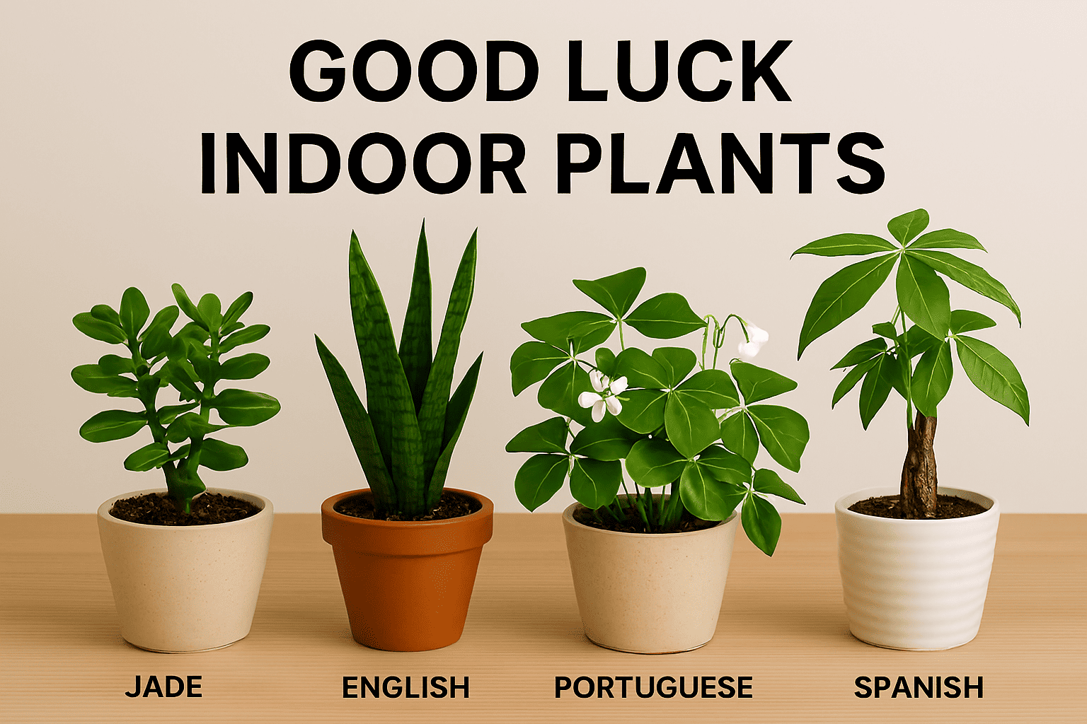 Good luck indoor plants that brings positivity in your home