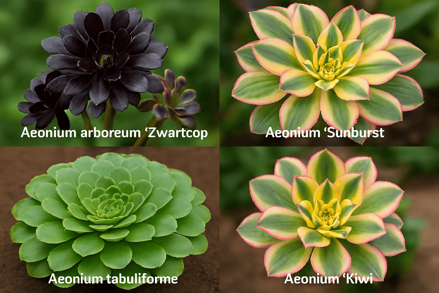 Top 20 Aeonium plant types and Their Care Needs